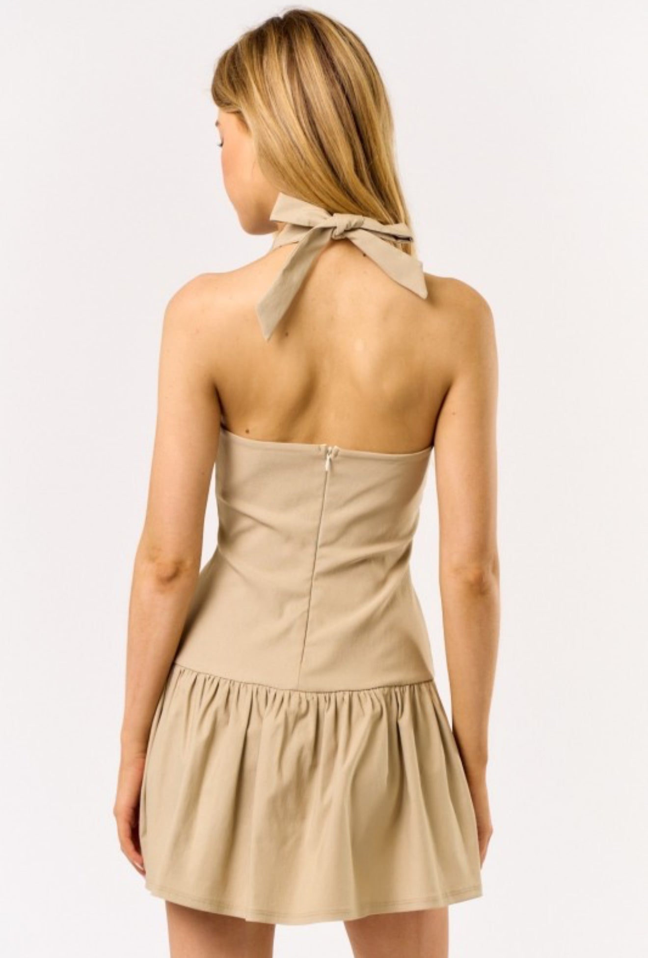 Beige Dress
