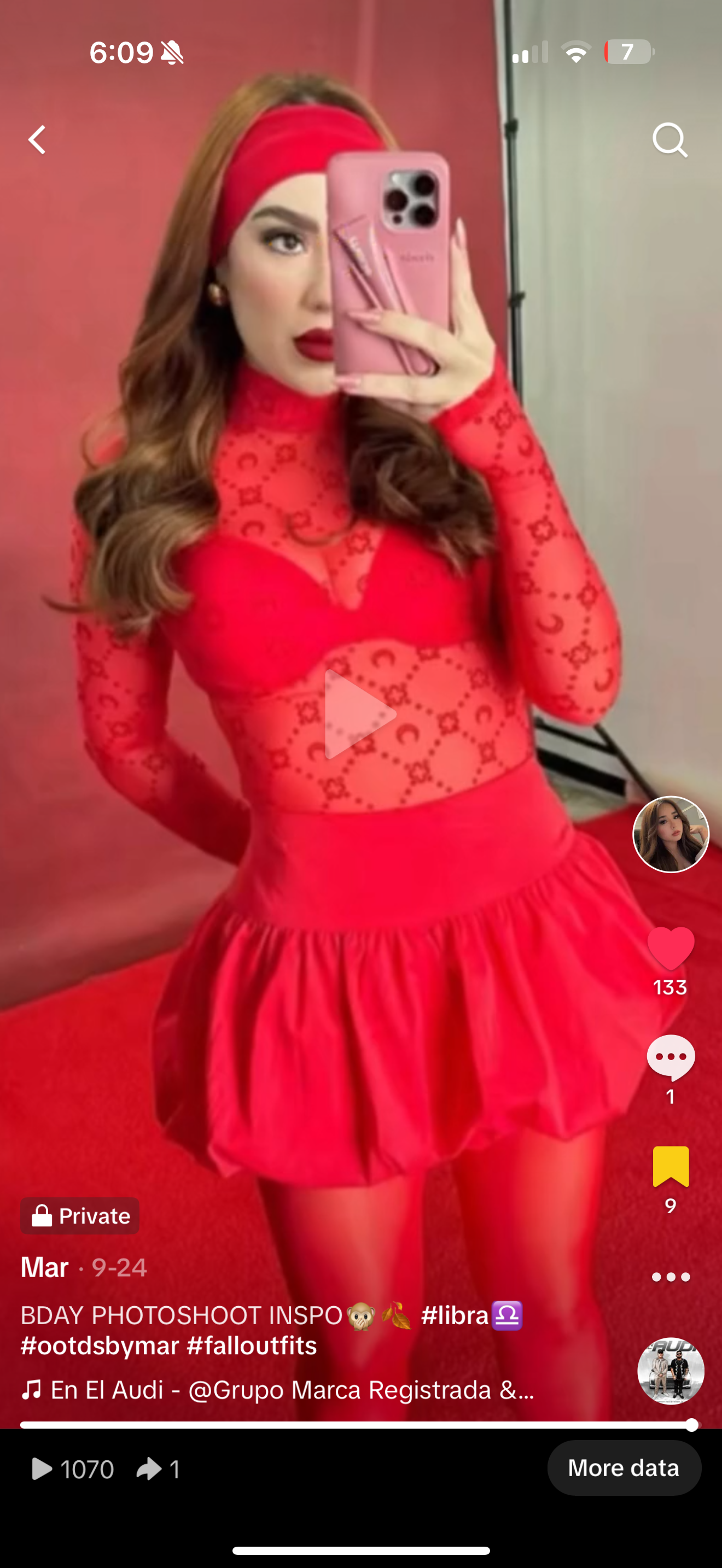 Mariana top (red)