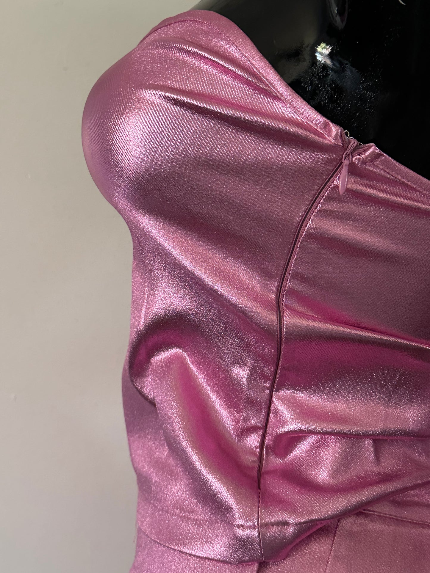 Metallic top (pink)