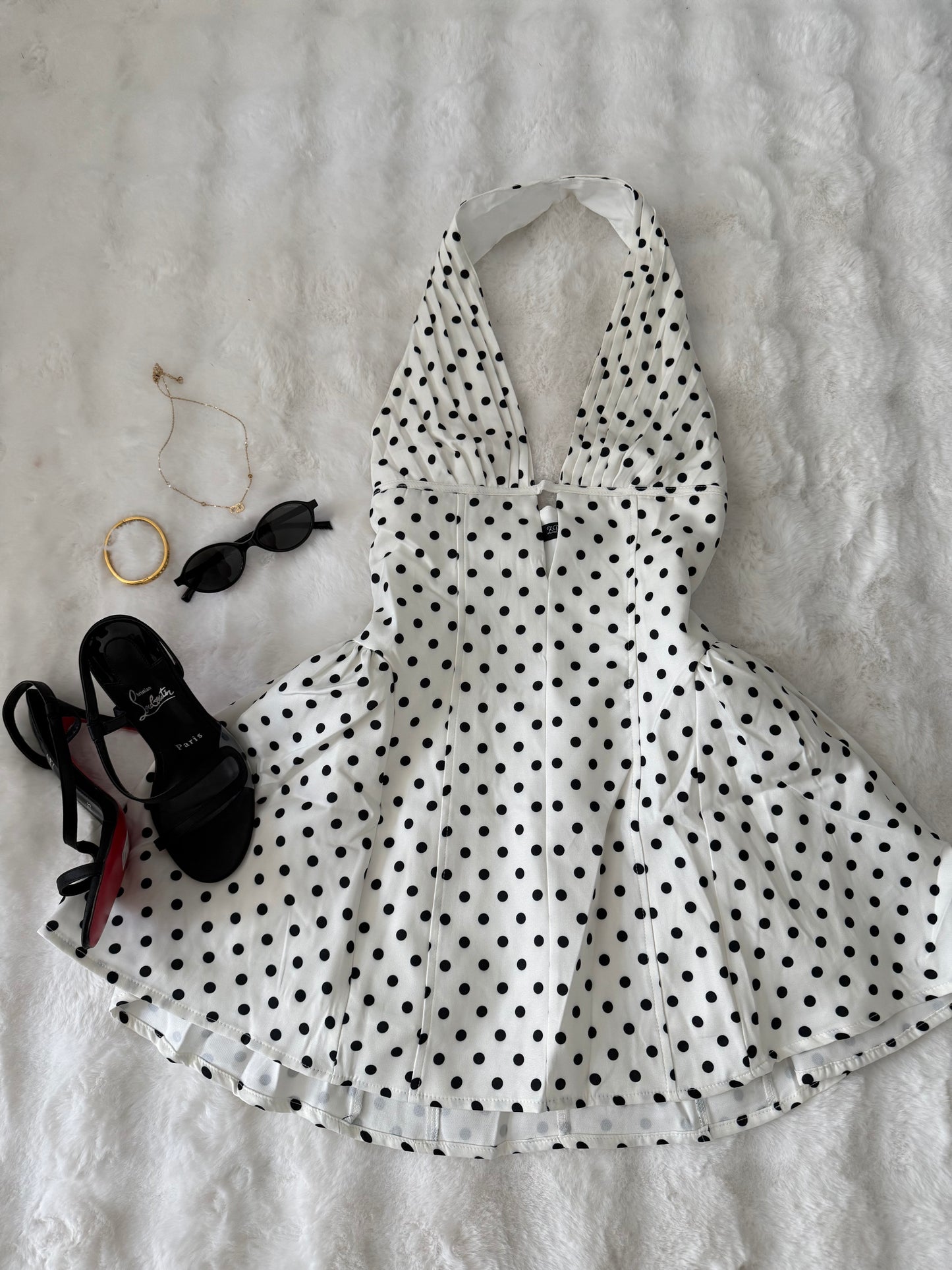 Halter Polka dots dress