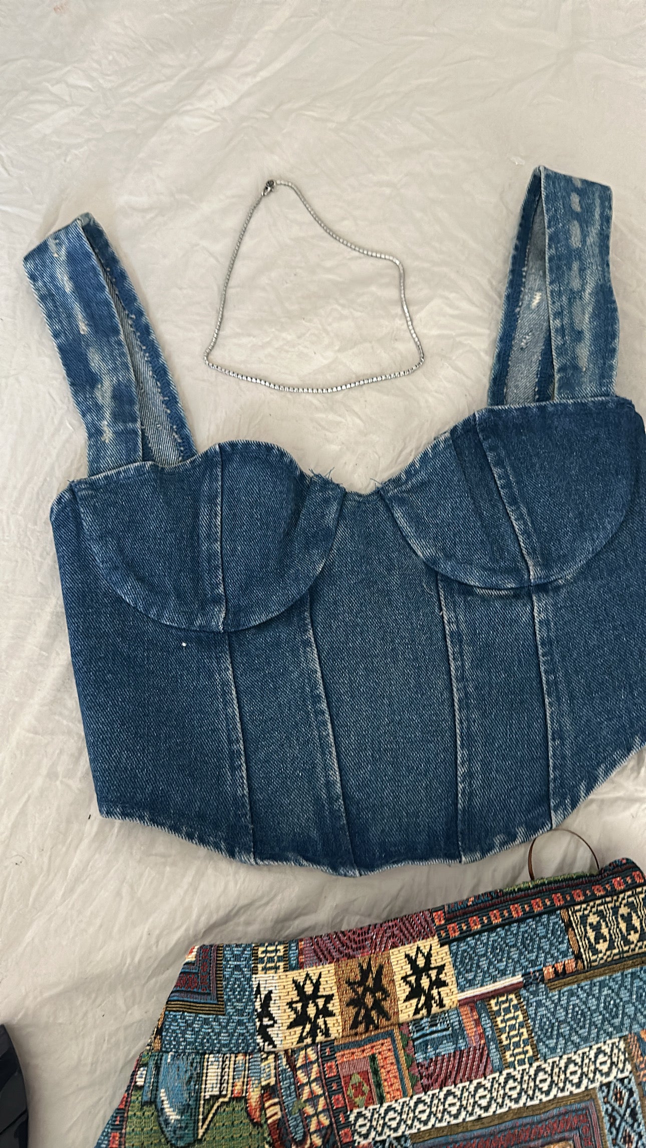 Denim top