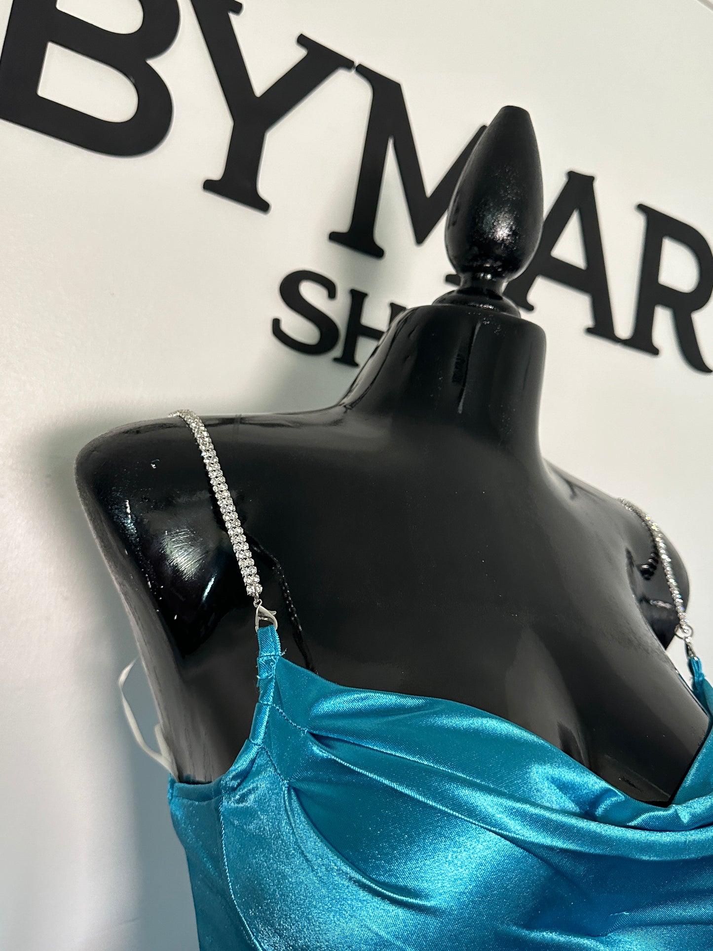 Satin corset crop top