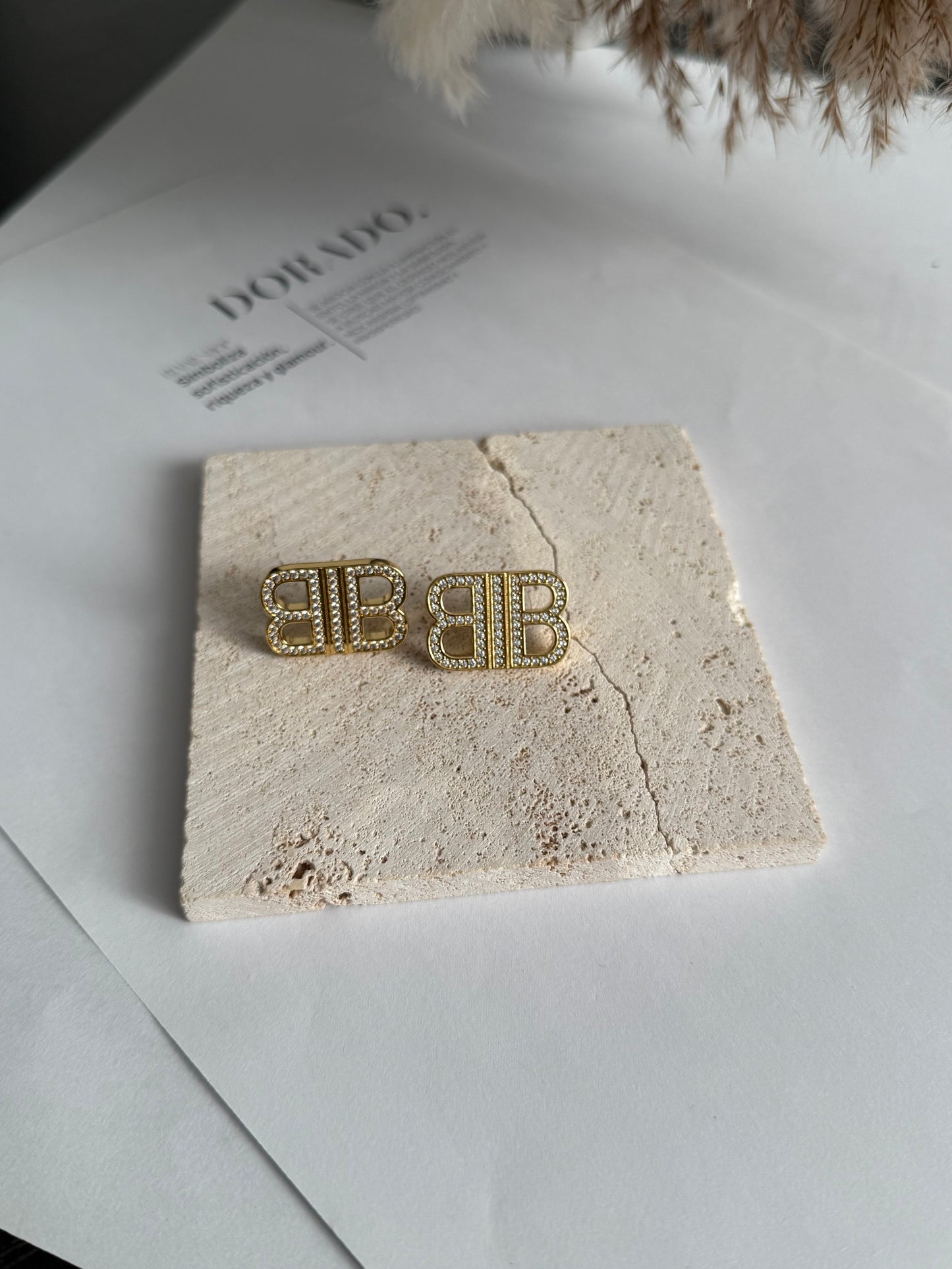 Balentina earrings (gold)