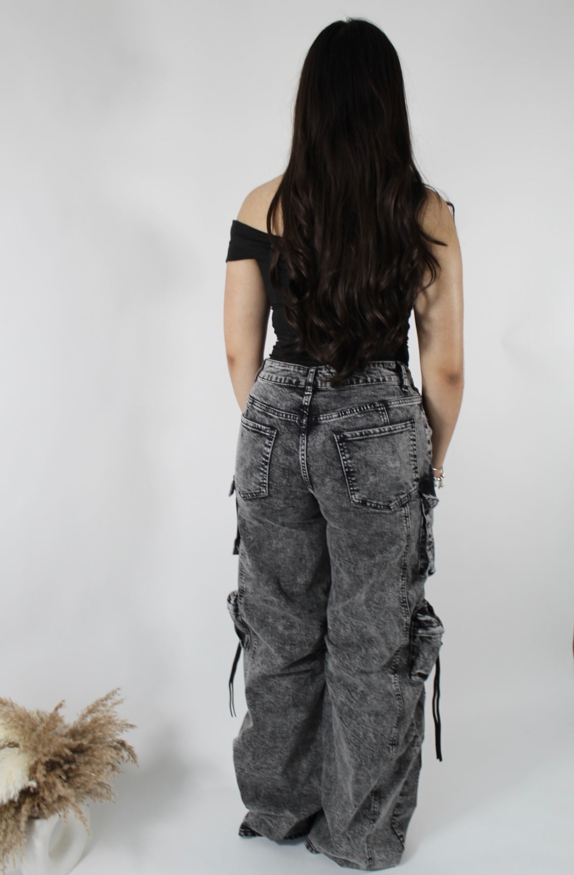 Denim Cargo pants