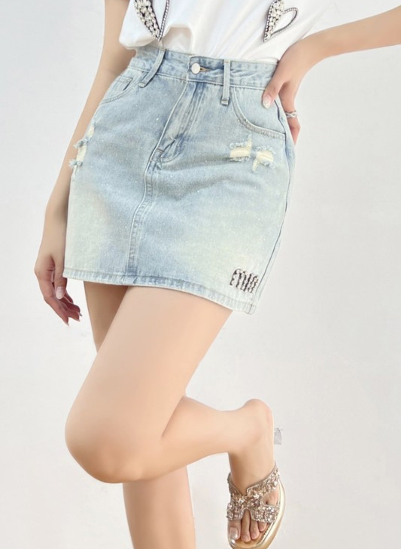 Miu denim skirt
