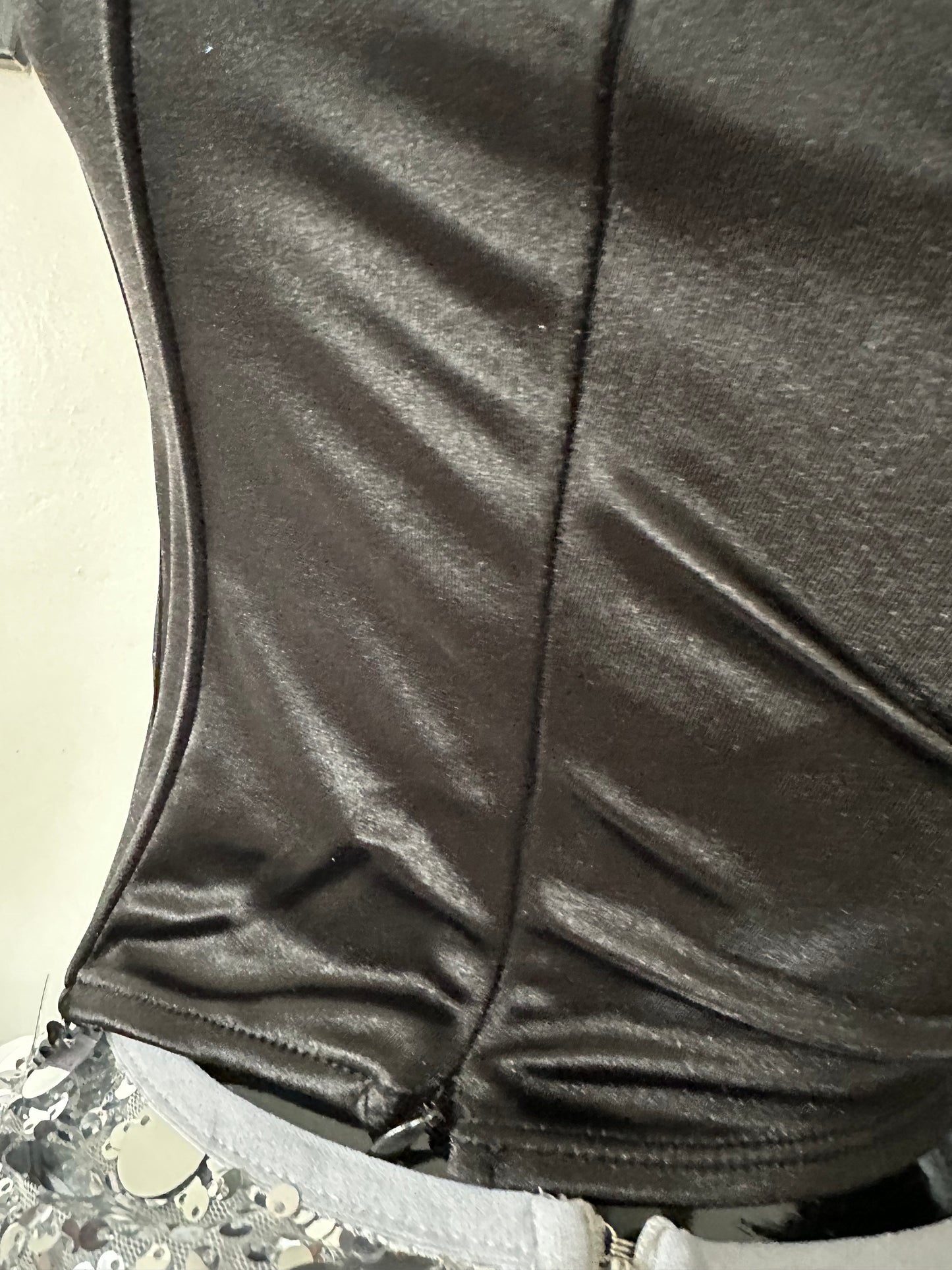 Satin corset top