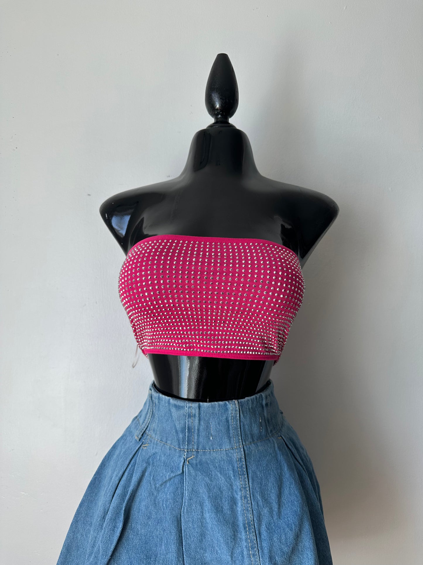 Top Anabel (rosa y rojo)