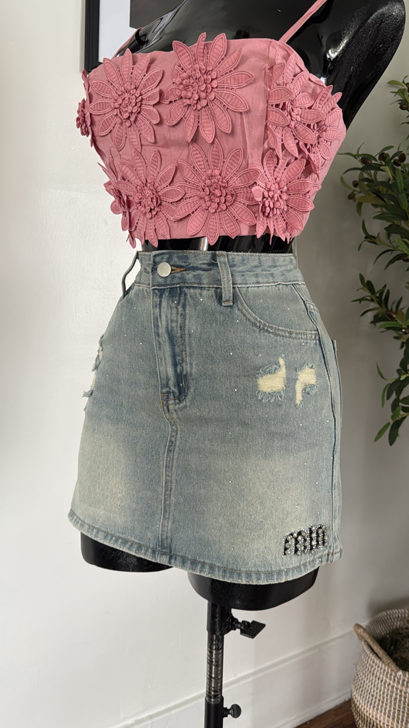 Miu denim skirt