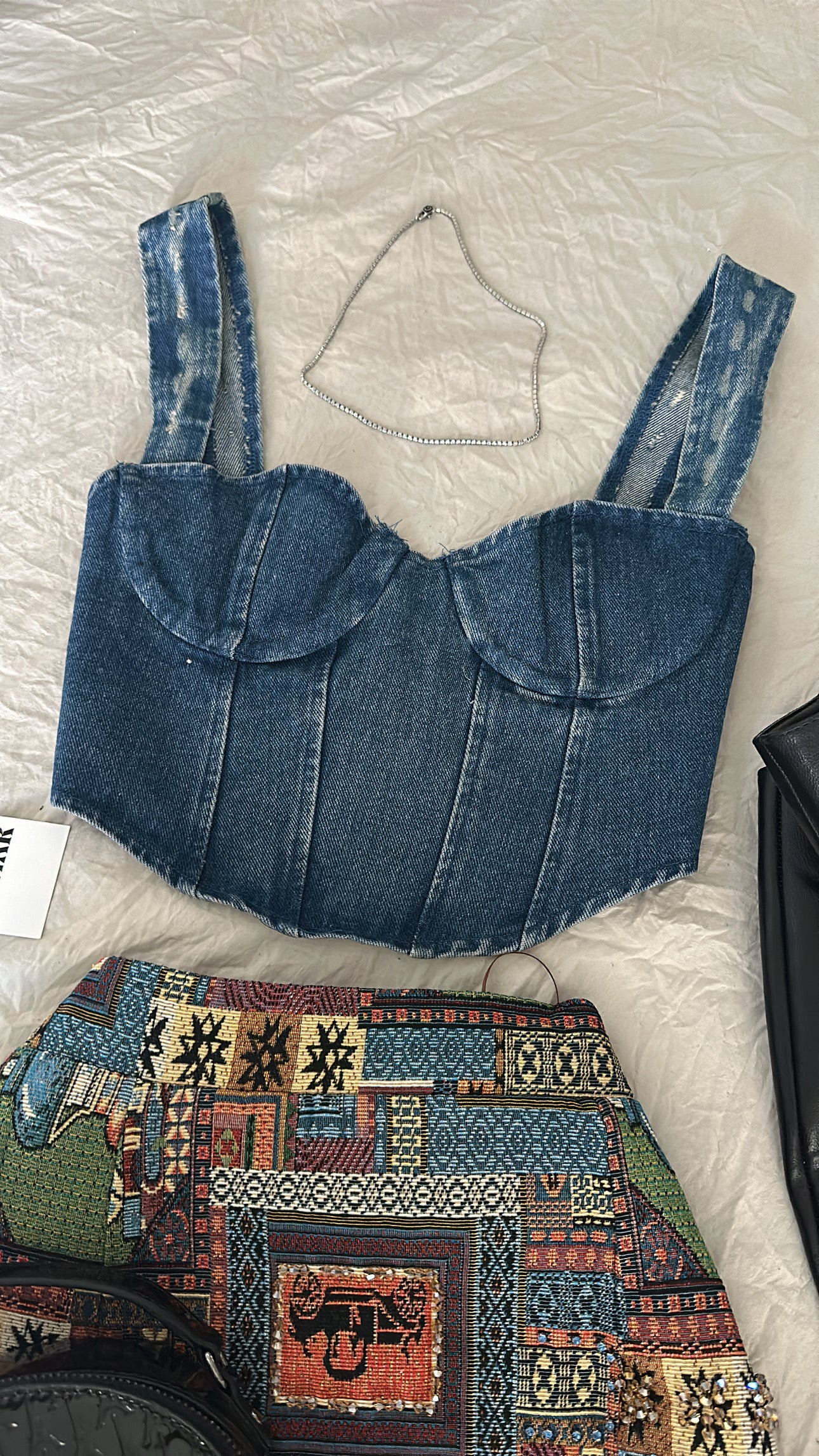 Denim top