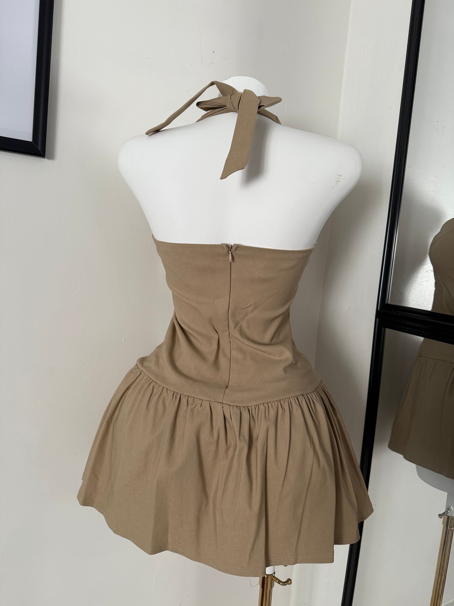 Beige Dress