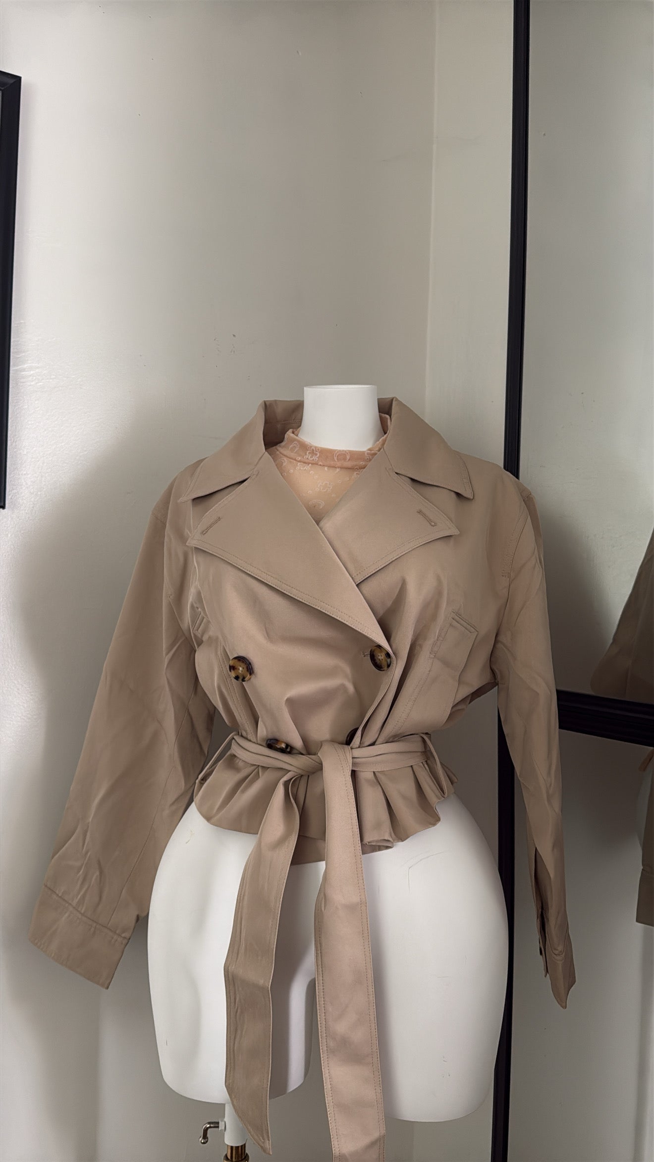 Beige Zara jacket