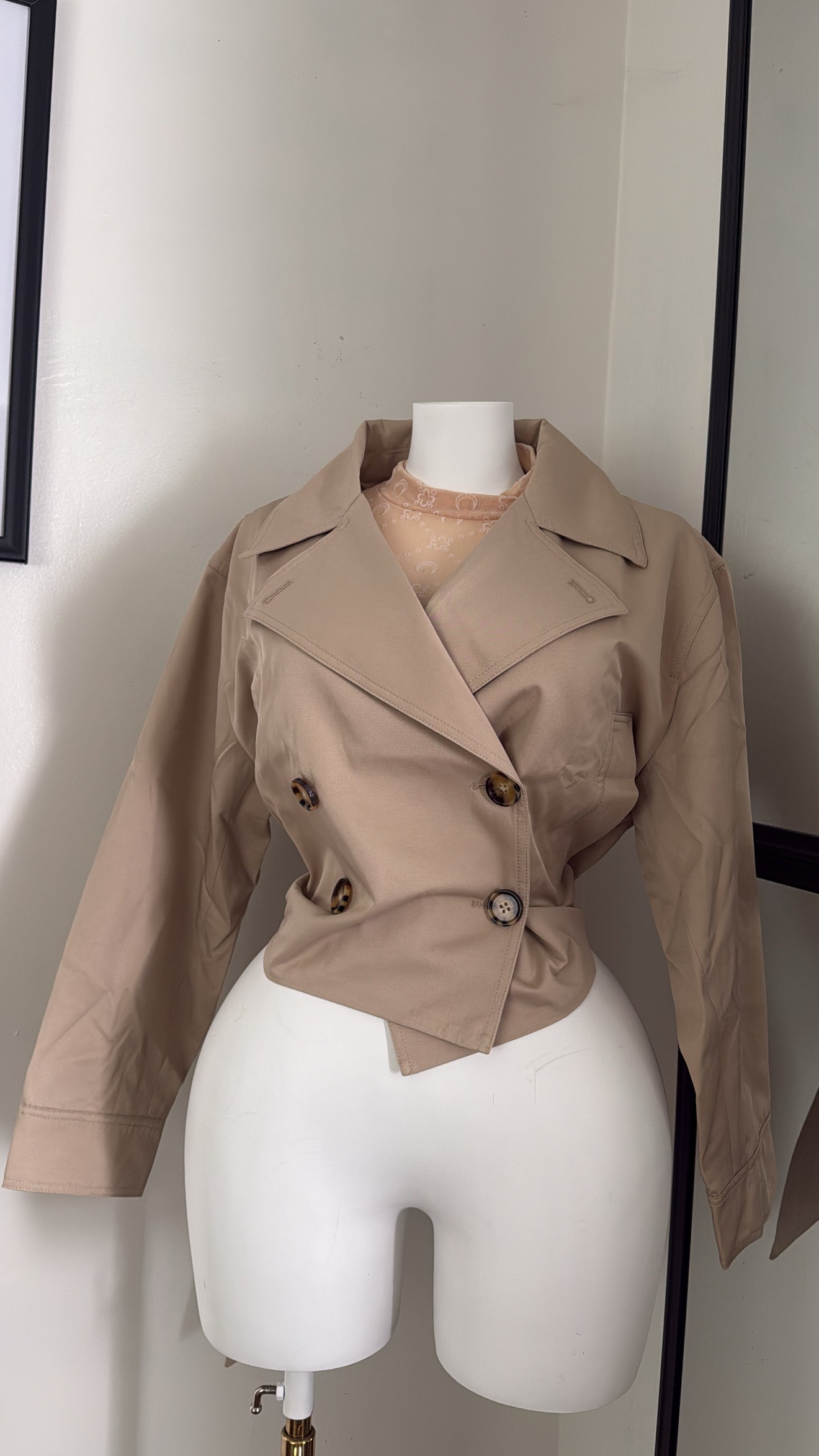 Beige Zara jacket