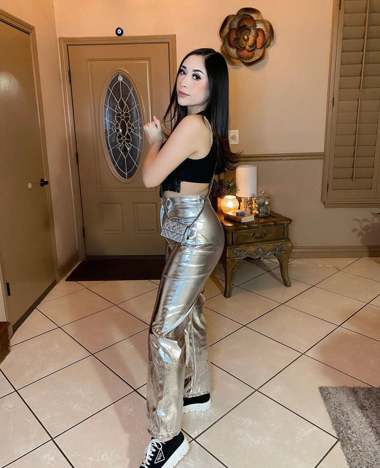 Mar Metallic pants