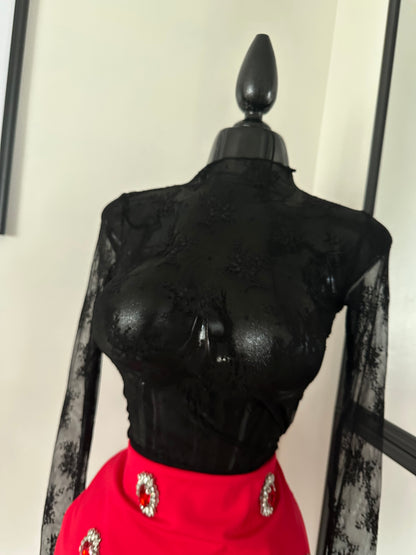 Top de malla Dulce