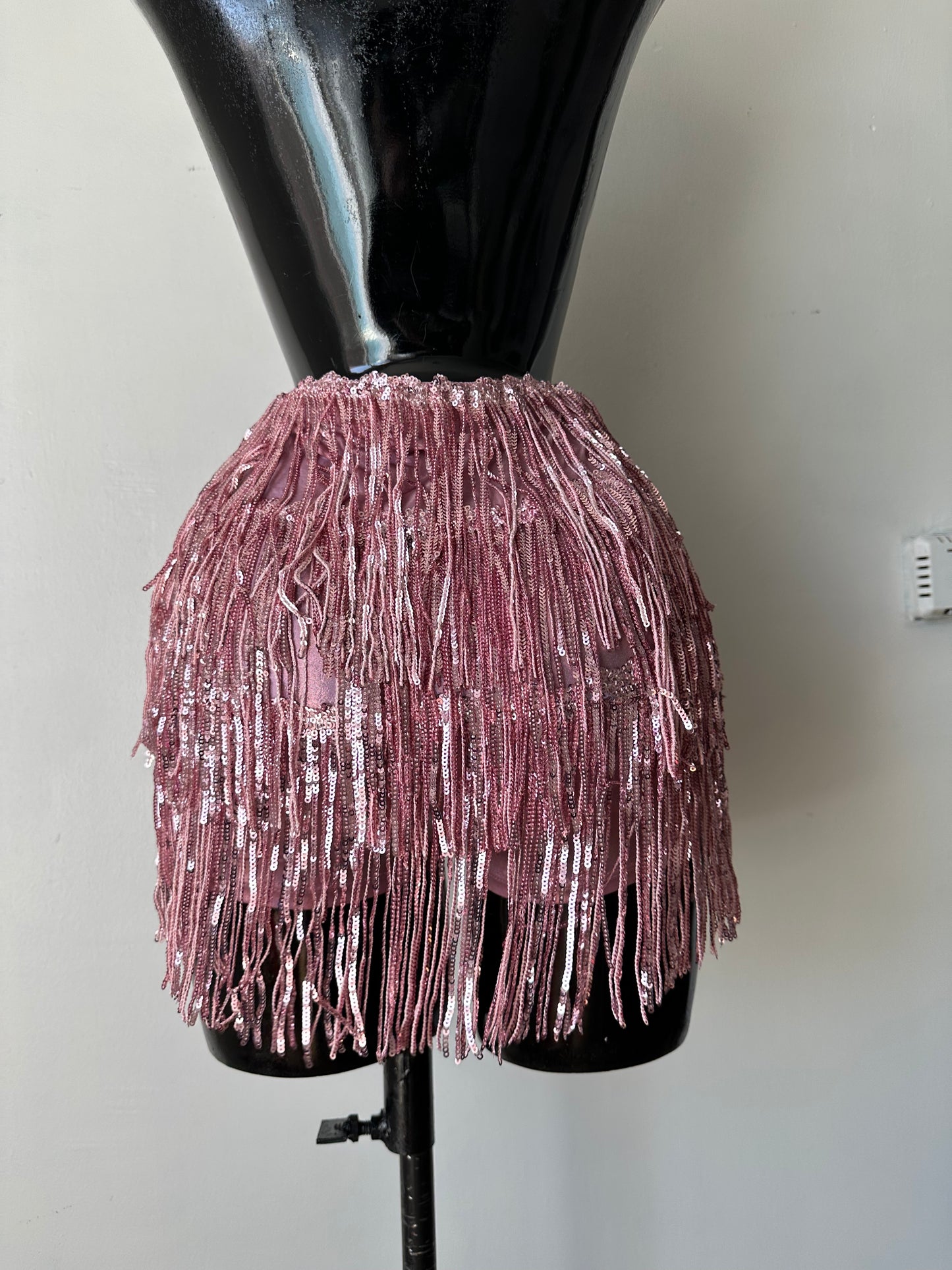 Falda pantalón de bola de discoteca