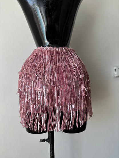 Falda pantalón de bola de discoteca