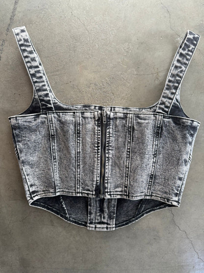 Denim top