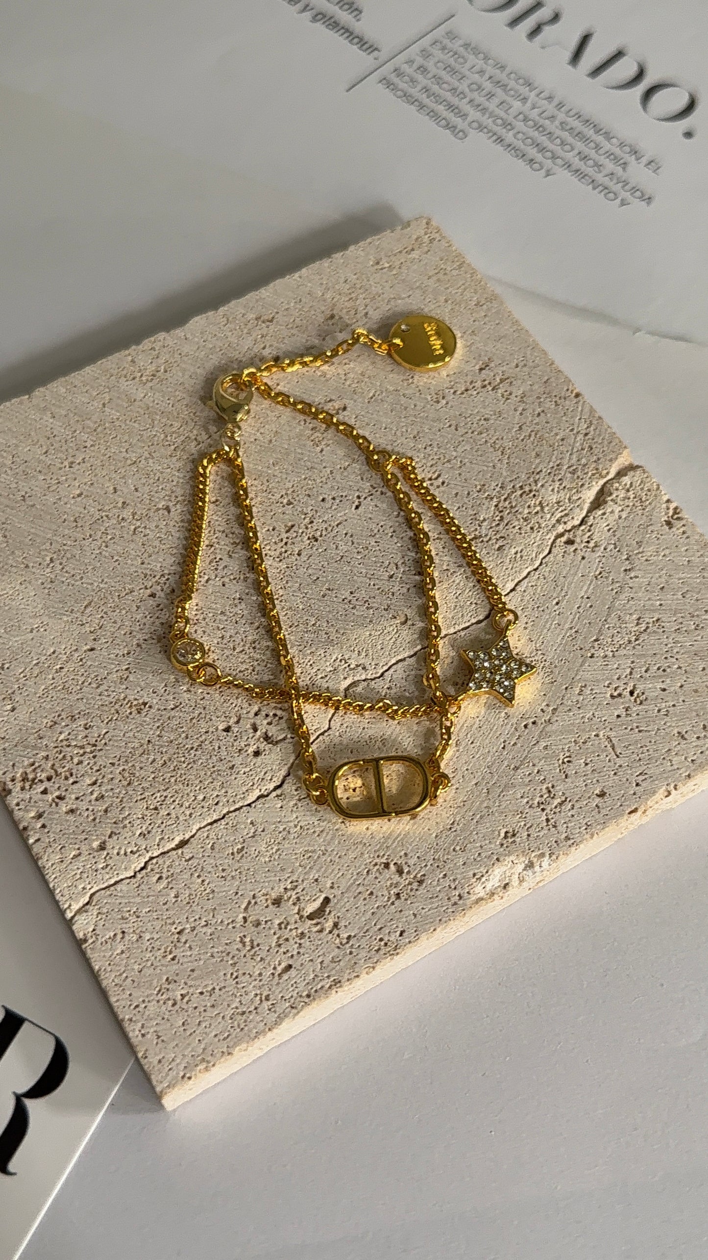 Star Diana bracelet (silver & gold )