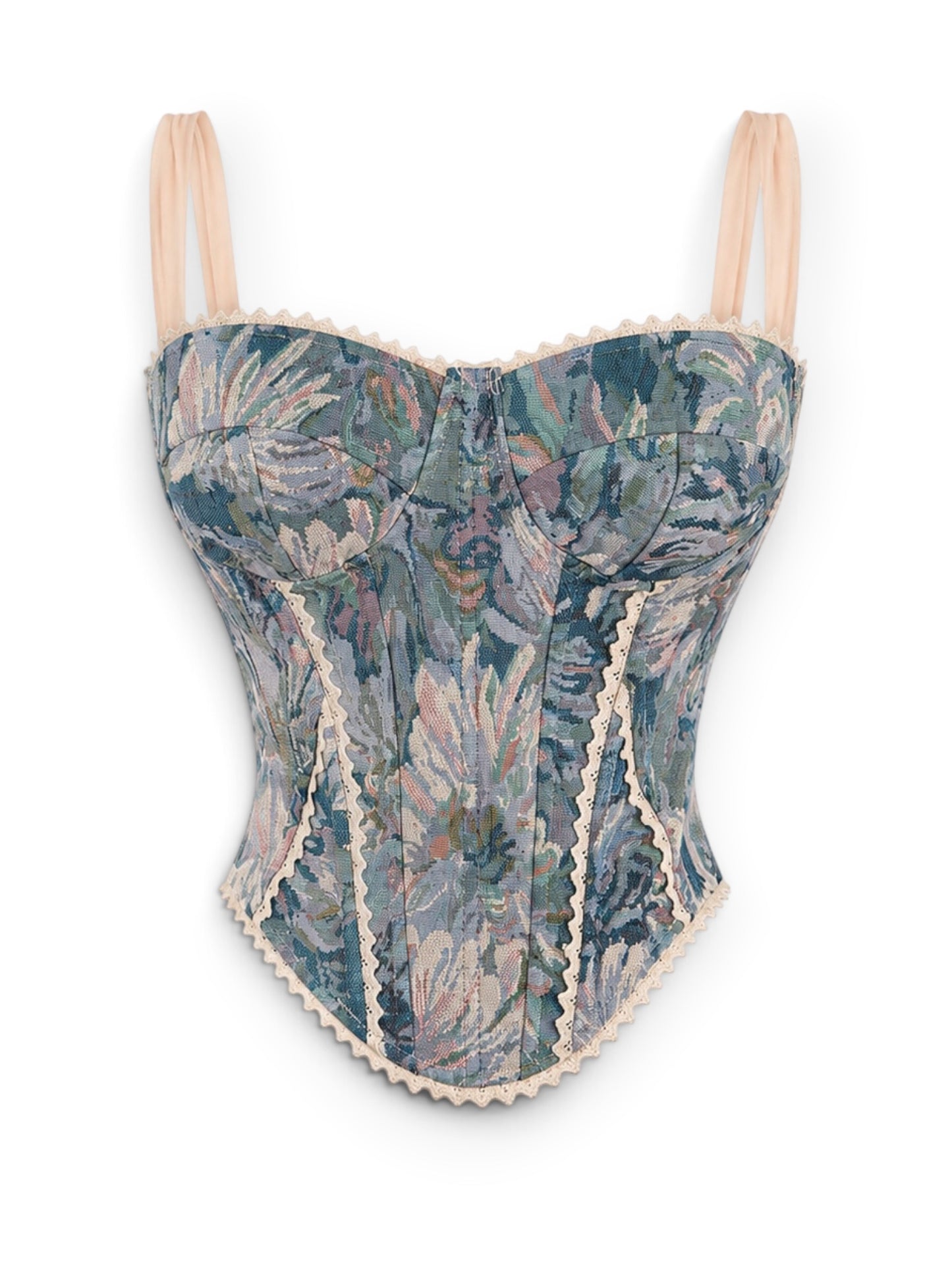 Corset con varillas (blue)