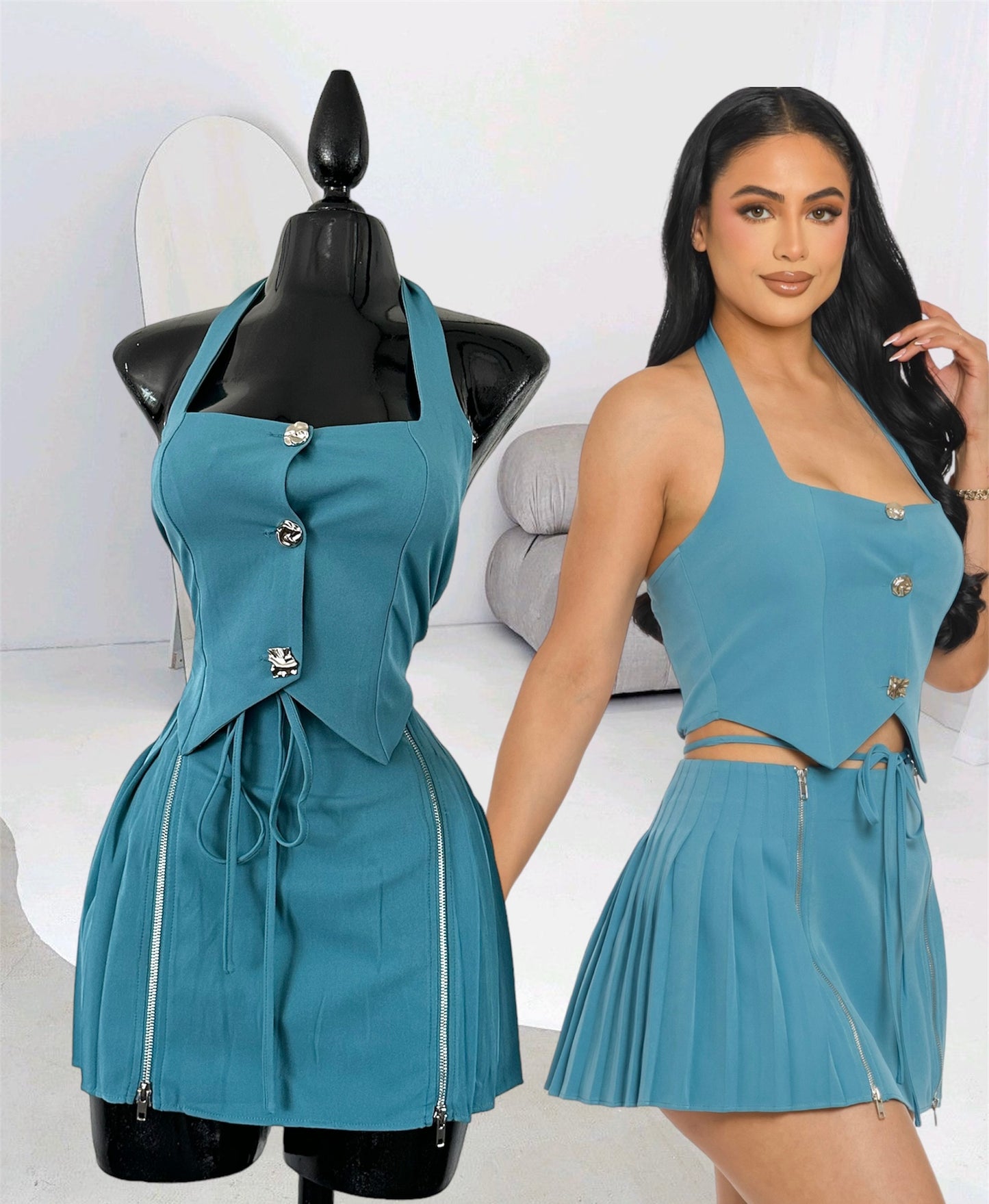 Conjunto de falda para niñas