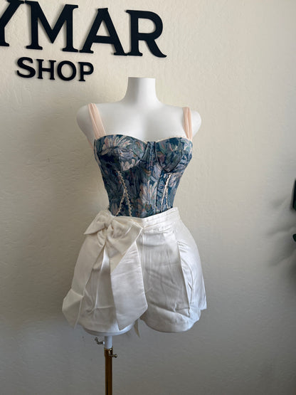 Corset con varillas (blue)