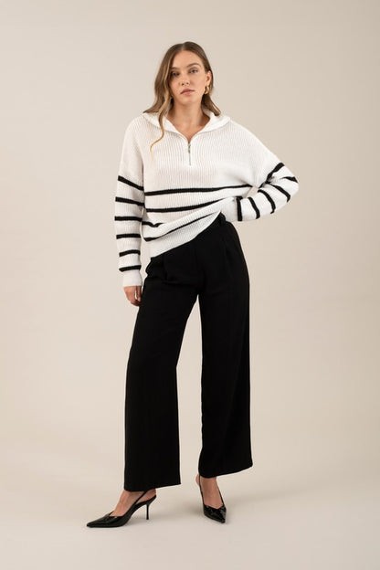 Plated dress pants