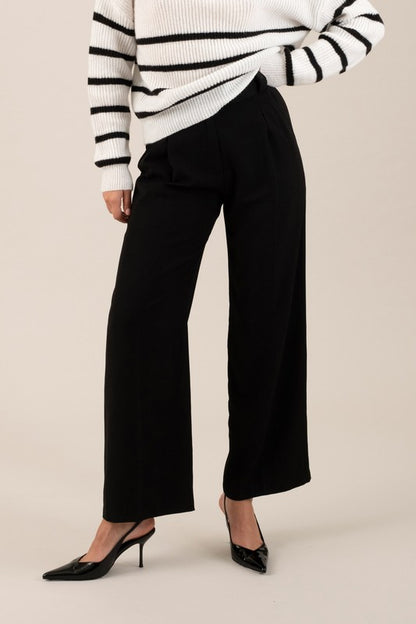 Plated dress pants