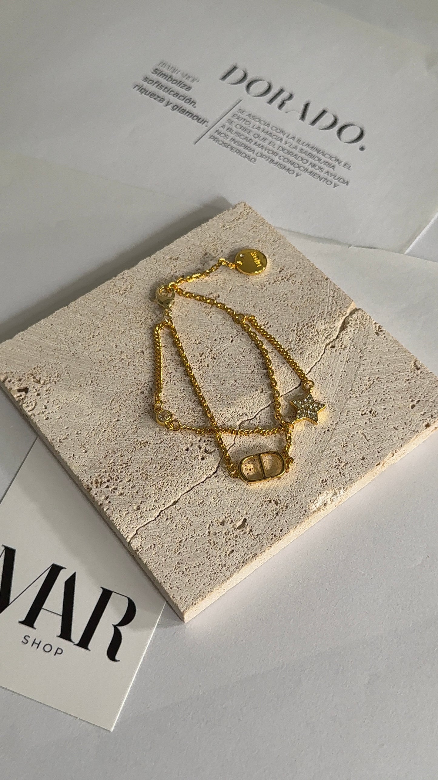 Star Diana bracelet (silver & gold )