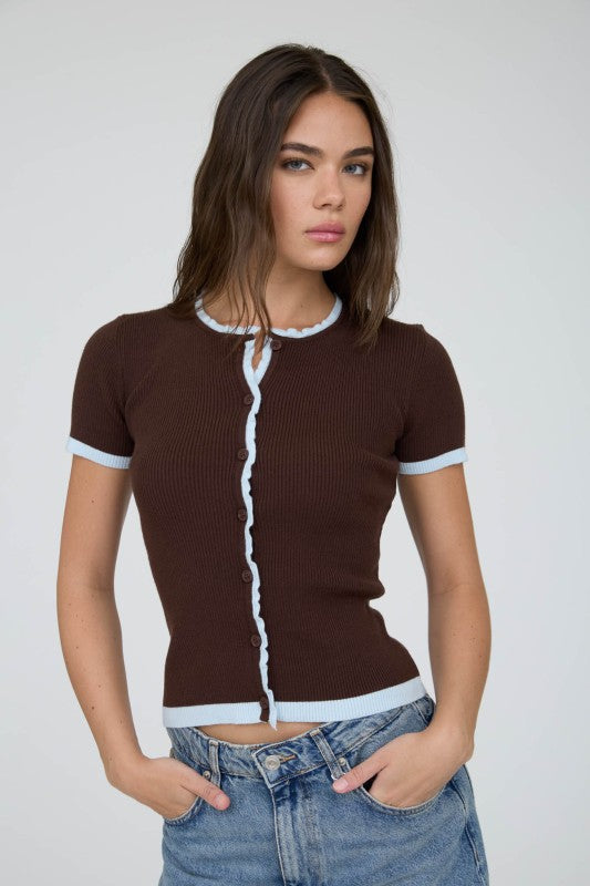 Cami top (Brown )