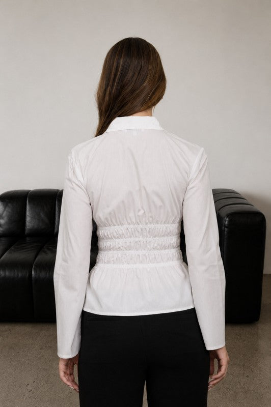 Collared button down shirt
