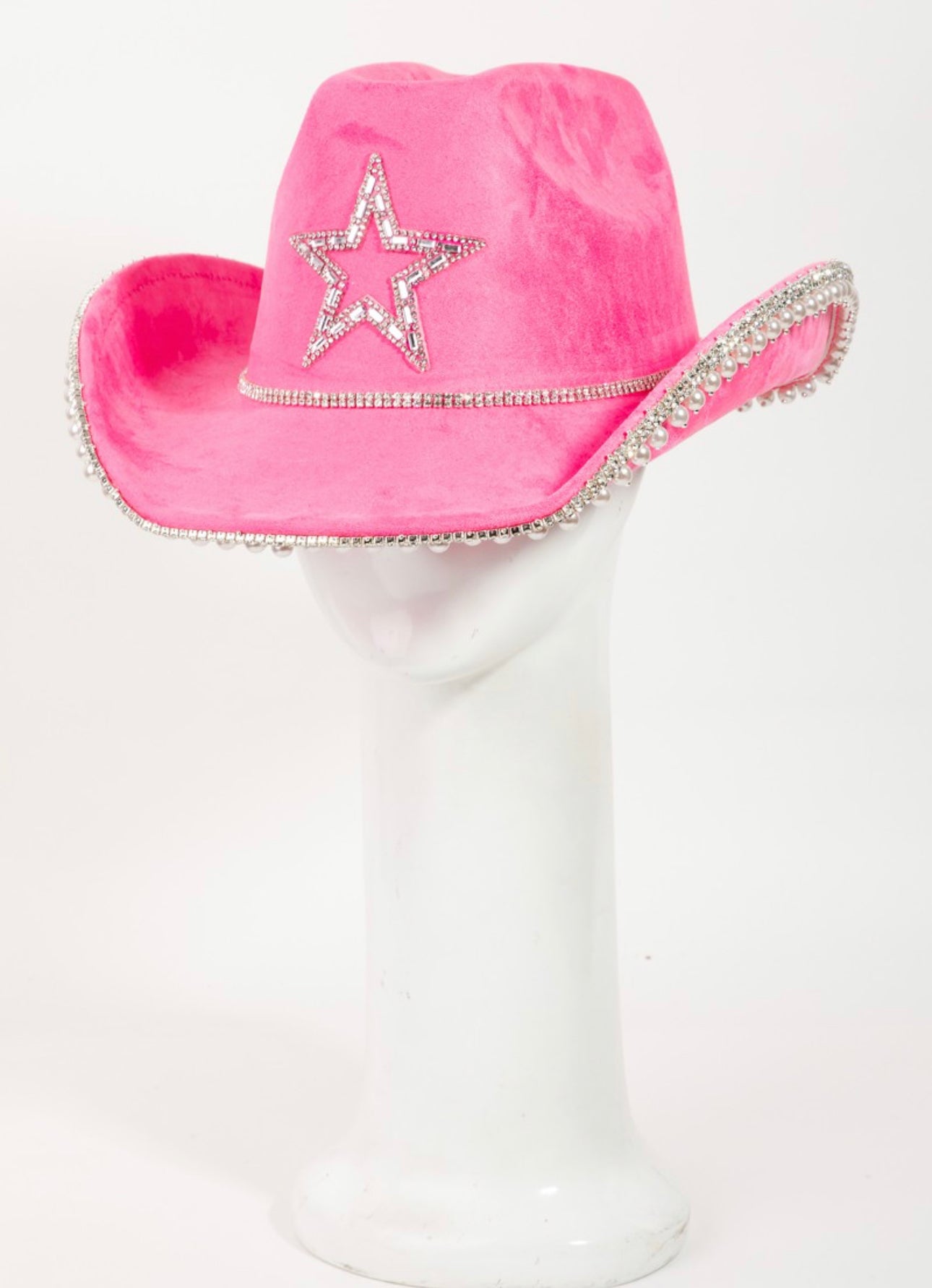 Sombrero de diamantes de imitación