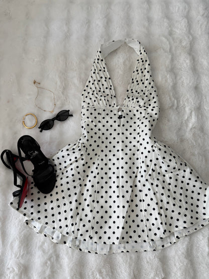 Halter Polka dots dress