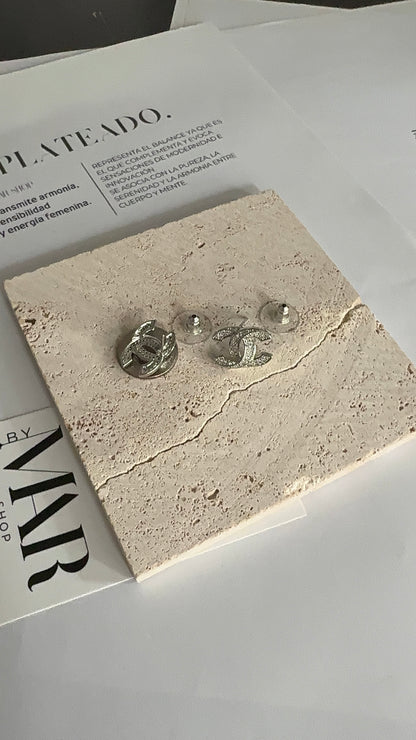 Carla earrings (silver & gold)