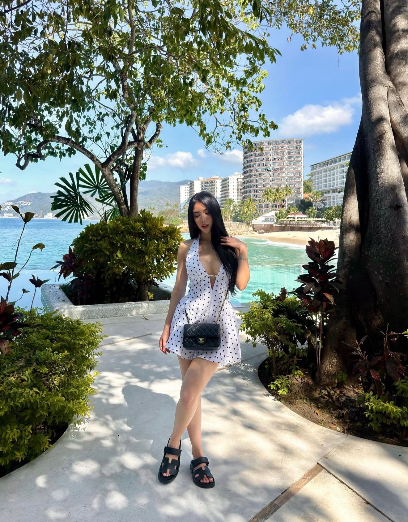 Halter Polka dots dress