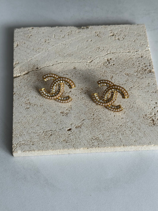 Celia earrings (pearls)