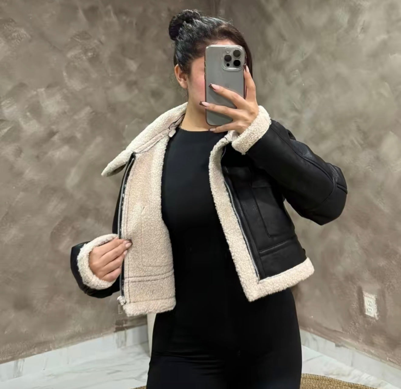 Sherpa lining jacket