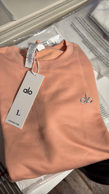 Alo crewnecks (red,black,brown,blue)