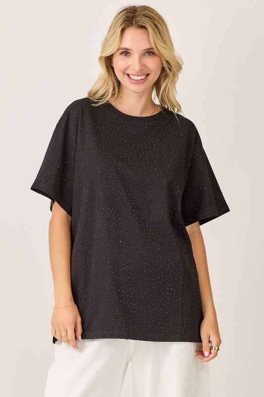 Rhinestone T-shirt