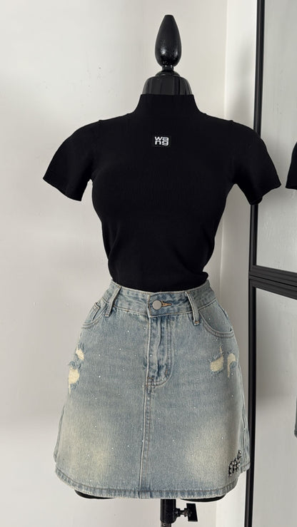 Wng top (black )