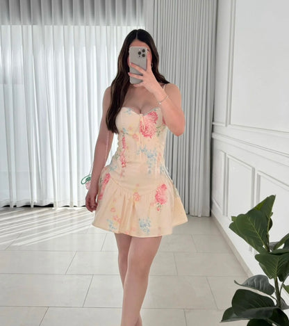 Butter yellow dress