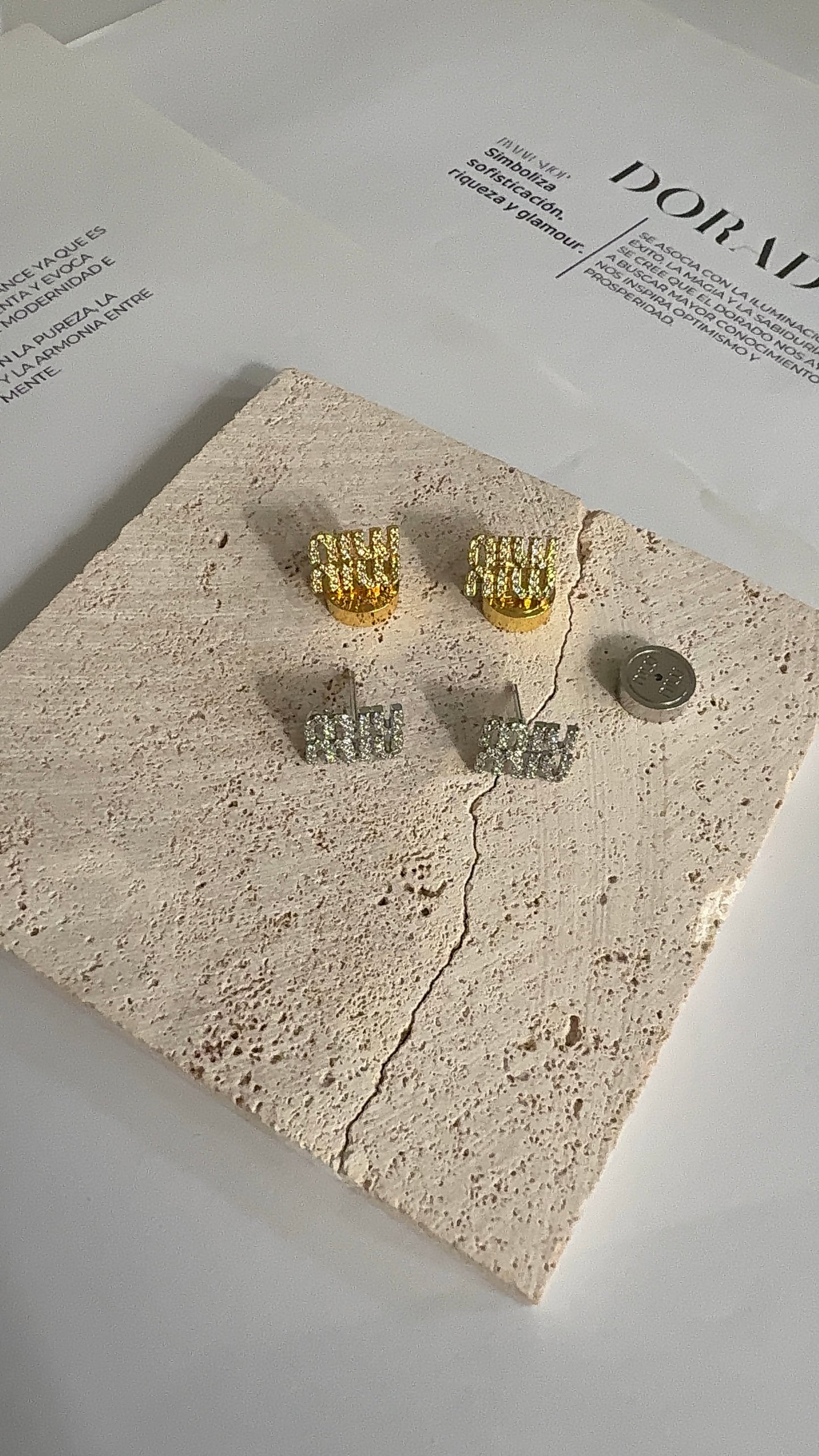 Mui mui earrings