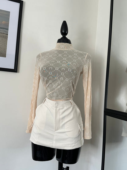 Top mariana serr (beige)