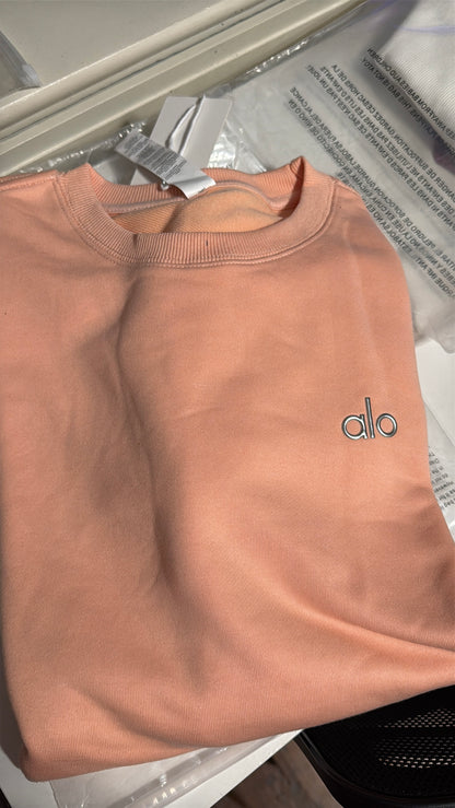 Alo crewnecks (red,black,brown,blue)