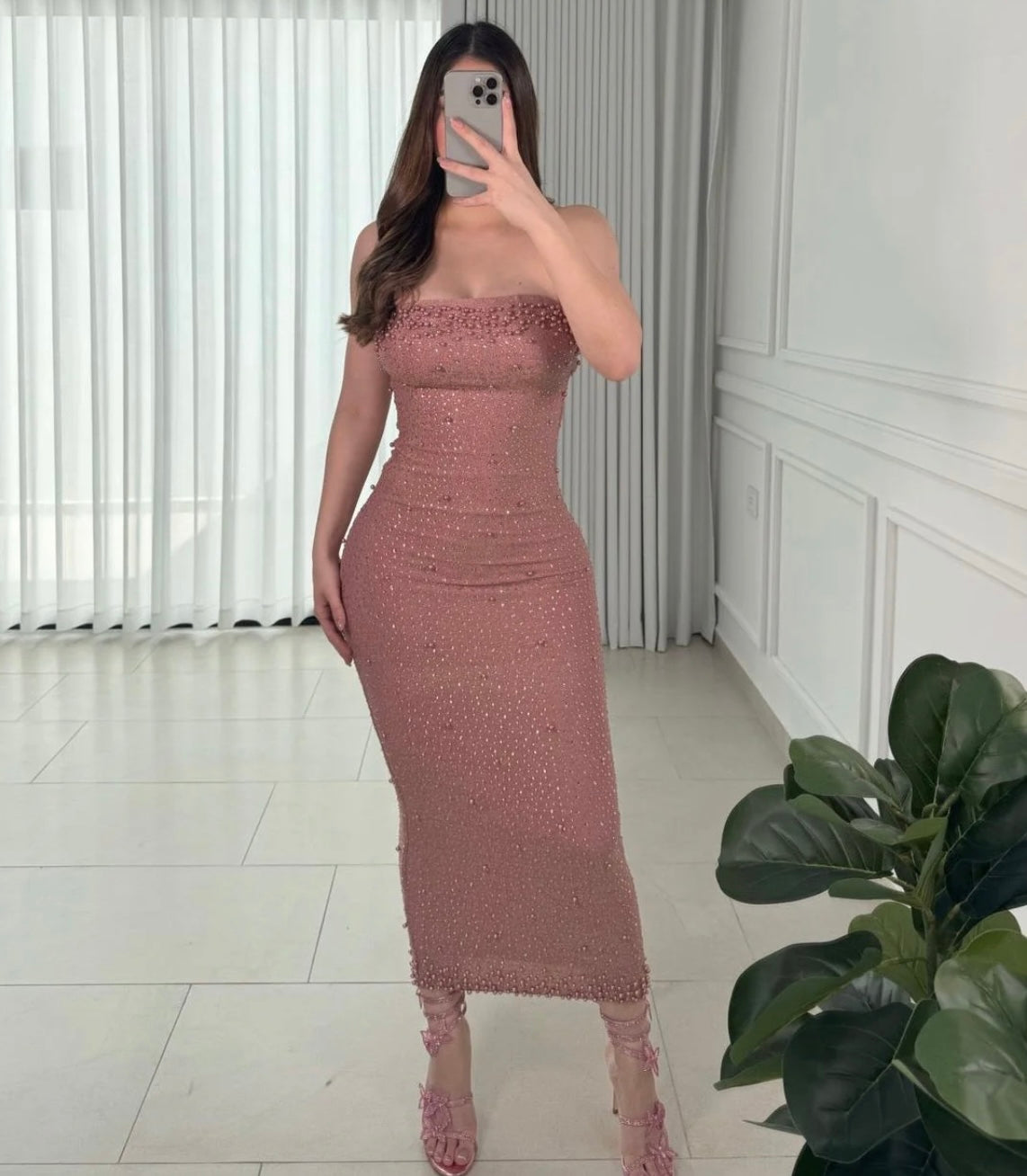 Valeria dress (mauve)