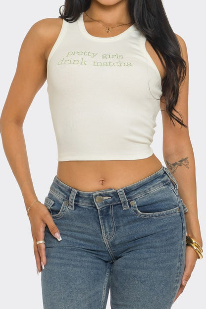 Matcha girls top