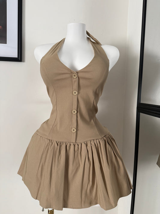 Beige Dress
