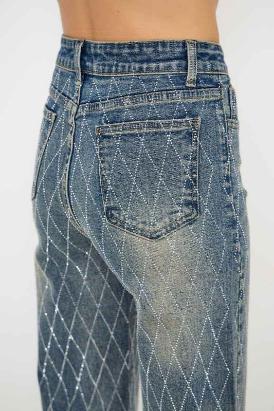 Rhinestone jeans