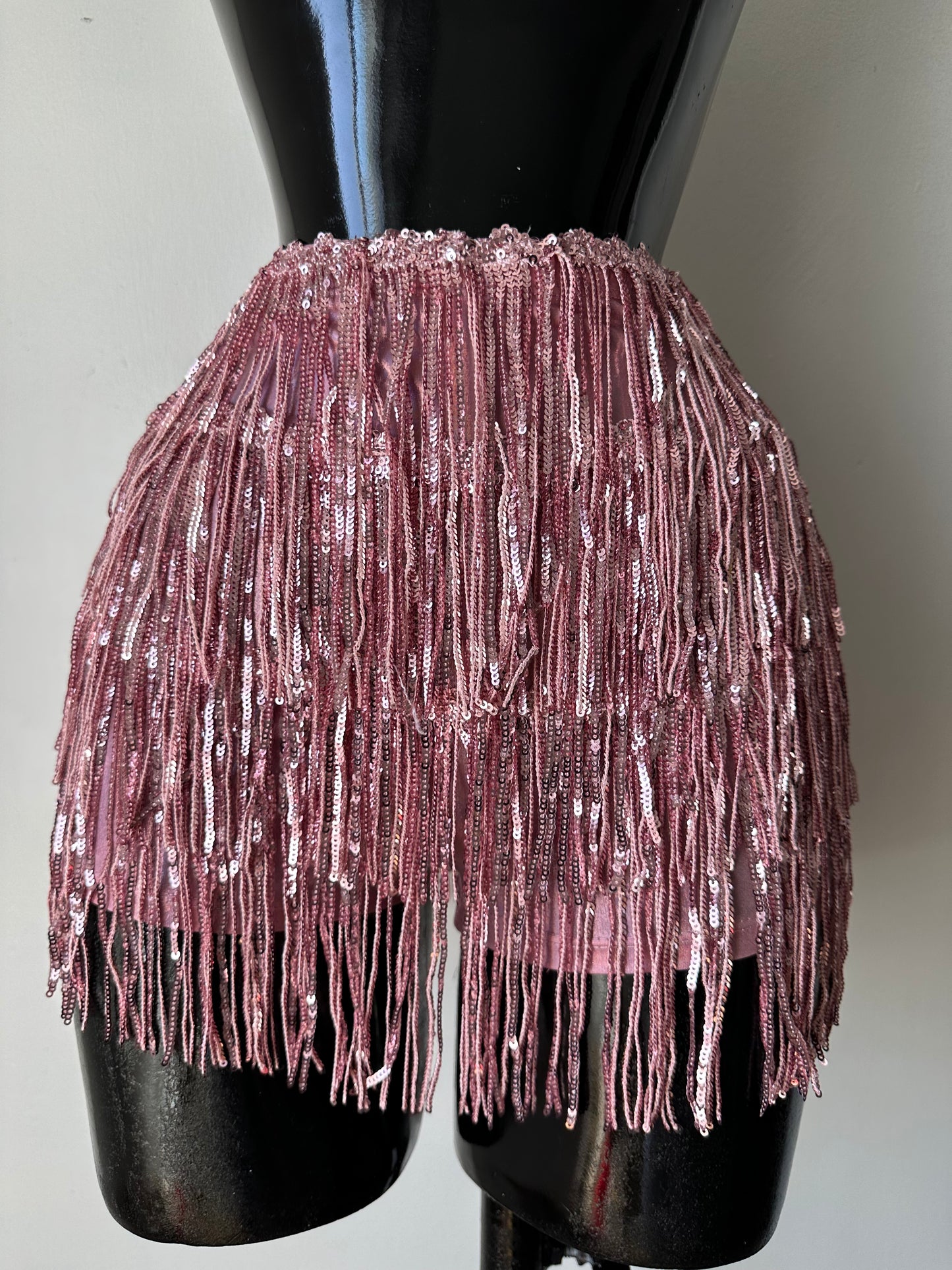Falda pantalón de bola de discoteca