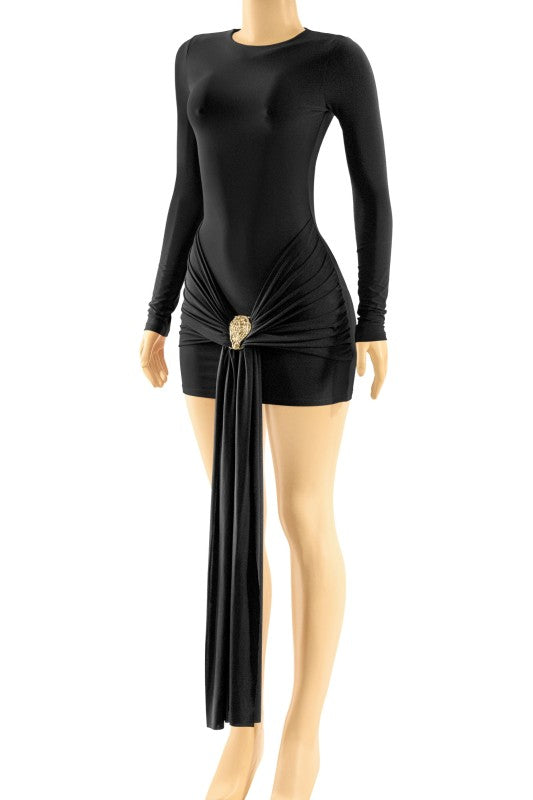 Main character dress (brown & black)