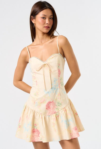Butter yellow dress